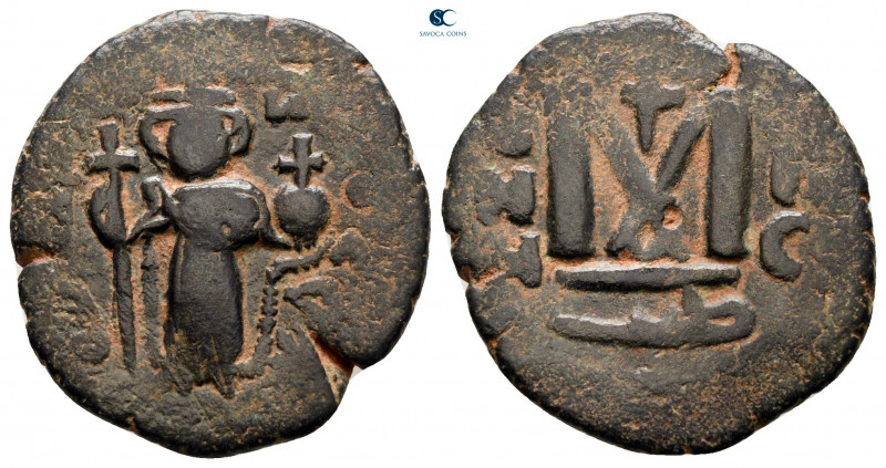 Umayyad Caliphate. Hims (Emesa) mint. Time of 'Abd al-Malik ibn Marwan AH 65-86....