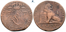 Belgium. Leopold I AD 1657-1705. 5 Centimes CU