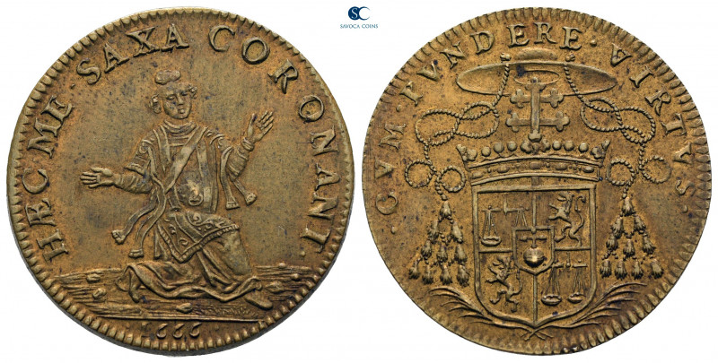 France. AD 1666.
Jeton CU

27 mm, 6,23 g



nearly extremely fine