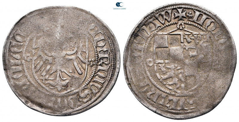 Germany. Brandenburg. Friedrich II AD 1440-1470.
Groschen AR

25 mm, 2,24 g
...