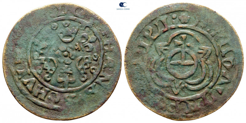 Germany. Hans Schultes AD 1500-1570.
Rechenpfennig Æ

26 mm, 1,66 g



ne...