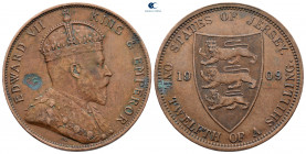 Great Britain. Edward VII AD 1901-1910. 1/24 Shilling CU