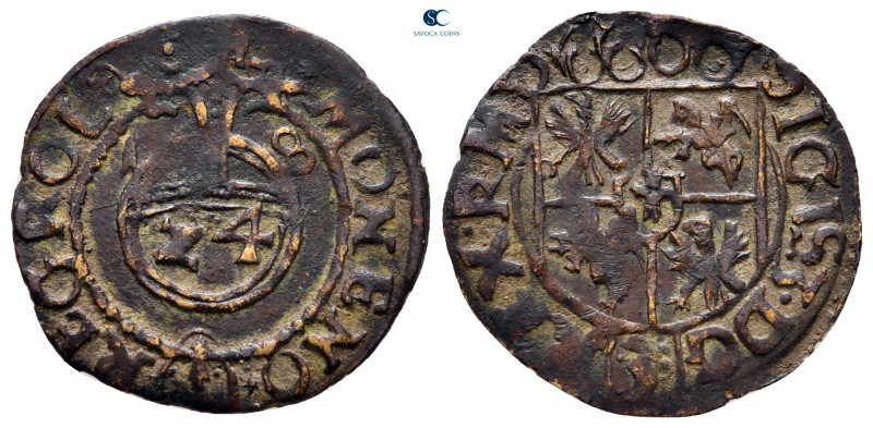 Poland. Sigismund III Vasa AD 1587-1632.
1/24 Taler

17 mm, 1,04 g



ver...