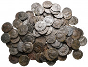 Lot of ca. 120 roman bronze coins / SOLD AS SEEN, NO RETURN!nearly very fine
