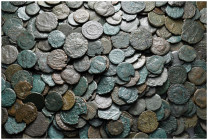 Lot of ca. 600 late roman bronze coins / SOLD AS SEEN, NO RETURN!fine