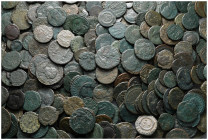Lot of ca. 400 late roman bronze coins / SOLD AS SEEN, NO RETURN!fine