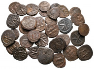 Lot of ca. 33 byzantine bronze coins / SOLD AS SEEN, NO RETURN!very fine