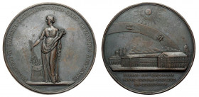 Ducato di Modena e Reggio Emilia, Francesco IV, medaglia coniata in segno di riconoscenza al Sovrano per aver ordinato la costruzione di un Foro boari...