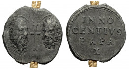 Innocenzo X (1644-1655), bolla papale, RR Pb mm 37 g 46,68 SPL