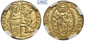 Venezia, Tomaso Mocenigo (1413-1423), Ducato, Au mm 22 conservazione eccezionale, in Slab NGC MS66