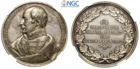 Croatia, Austro-Hungarian Empire (1804-1867), Count Josip Jelacic (1848 - 1859), Medal n.d. (1848), opus: K.Lange, Ag mm 39 perfetta conservazione, in...