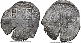 Philip IV Counterstamped 7-1/2 Reales ND (1652) XF45 NGC, Potosi mint, KM-C19.22, Mastalir-Unl. (Lba or Lbb and P2u). 26.68gm. Host: Bolivia Philip IV...