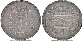 Jose I 600 Reis 1774-R XF45 NGC, Rio de Janeiro mint, KM194, LMB-295. Well-defined devices, free of the usual condition qualifiers and graced by a dov...