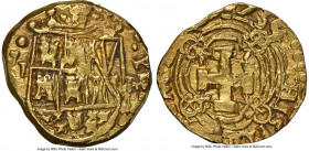 Philip V gold Cob 2 Escudos 1735-M UNC Details (Mount Removed) NGC, Santa Fe de Nuevo Reino mint, KM17.2, Cal-1954, Oro Macuquino-298, Restrepo-M80.12...