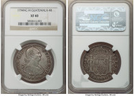Charles IV 4 Reales 1794 NG-M XF40 NGC, Nueva Guatemala mint, KM52, Cal-735. A typically underappreciated denomination in the colonial series, a surve...