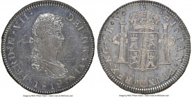 Ferdinand VII 2 Reales 1819 NG-M MS65 S NGC, Nueva Guatemala mint, KM67, Cal-802, Cay-15739. A staggering piece, bearing razor-sharp devices and showc...