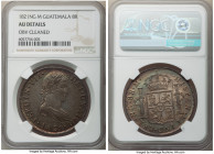 Ferdinand VII 8 Reales 1821 NG-M AU Details (Obverse Cleaned) NGC, Nueva Guatemala mint, KM69, Cal-1236. A coin possessed of an allover appearance tha...