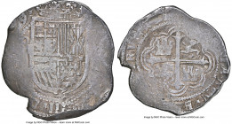 Philip III Cob 8 Reales 1609-Mo VF30 NGC, Mexico City mint, KM44.3, Cal-891, Cay-4875-4876. 27.22gm. An intriguing piece, and only the third year for ...