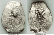 Philip IV or Charles II Plugged/Regulated Cob 8 Reales ND (1621-1701) VG (Corrosion, Plugged), Mexico City mint. 40mm. 24.30gm. A Philip IV or Charles...
