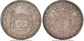 Ferdinand VI 8 Reales 1753 Mo-MF AU55 NGC, Mexico City mint, KM104.1. A bold specimen, bearing deeply-engraved motifs and toned fields.

HID0980124201...