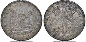 Ferdinand VI 8 Reales 1755 Mo-MM XF Details (Cleaned) NGC, Mexico City mint, KM104.2. Sharp and lightly handled piece, displaying a dark grey patina.
...