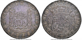 Ferdinand VI 8 Reales 1758 Mo-MM AU58 NGC, Mexico City mint, KM104.2. A borderline Mint State Pillar 8 Reales dressed in a lovely cabinet patina.

HID...