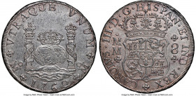 Charles III 8 Reales 1762 Mo-MM UNC Details (Cleaned) NGC, Mexico City mint, KM105. A boldly rendered example, displaying razor-sharp devices and resi...