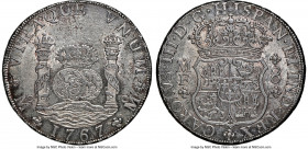 Charles III 8 Reales 1767 Mo-MF MS62 NGC, Mexico City mint, KM105, Elizondo-67, Cal-1092. An impressive moniker for any date within this beloved serie...