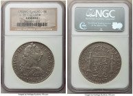 Charles III Shipwreck 8 Reales 1782 Mo-FF Genuine NGC, Mexico City mint, KM106.2. From the El Cazador shipwreck. Generally finer than most 8 Reales re...