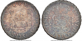 Ferdinand VI Real 1756 LM-JM AU58 NGC, Lima mint, KM52, Cal-159. Blessed with ample residual luster contributing to the advanced aesthetic caliber via...