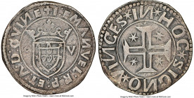 Manuel I Tostao ND (1495-1521) VF Details (Tooled) NGC, Lisbon mint, Gomes-44.02. A type that almost universally comes in lower technical grades with ...