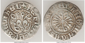 Ferdinand & Isabella (1474-1504) 1/4 Real ND (from 1497)-S VF, Seville mint, Cal-172, Cay-2533 var. (with star below mintmark). 0.70gm. An unusually f...
