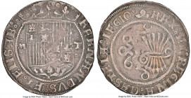 Ferdinand & Isabella (1474-1504) Real ND (from 1497) M-T XF40 NGC, Toledo mint, Cal-469, Cay-2749. 3.31gm. Finely detailed and executed, with essentia...