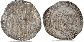 Ferdinand & Isabella (1474-1504) 2 Reales ND (from 1497)-S MS62 NGC, Seville mint, Cal-516, Cay-2782. 6.88gm. The second finest certified, and a deepl...