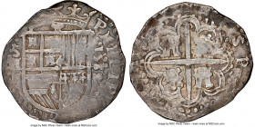 Philip II Cob 2 Reales 1588 S-D VF35 NGC, Seville mint, Cal-407, Cay-3645. 6.74gm. The first dated Spanish Cob, graced with practically ideal centerin...