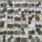 Lote 140 monedas cobres. Incluye Cuadrantes, Semis y Ases. Variedad de cecas como por ejemplo : GADIR, CALAGURRIS, CAESAR AUGUSTA, CASTULO, CARTAGONOV...