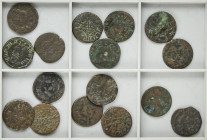 Lote 16 monedas Sisé. LLUIS XIII y XIV. BARCELONA. A EXAMINAR. BC a MBC+.