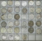 Lote 34 monedas. 1868 a 1974. BÉLGICA, BERMUDAS, FILIPINAS, LETÓNIA, MALTA, PANAMÁ, PERÚ, SUDÁFRICA…. AR. Mayoría tamaño tipo duro. A EXAMINAR. MBC a ...