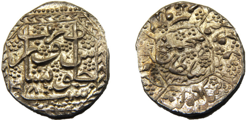 AFGHANISTAN AH1232/8 (1817) Mahmud Shah,Durrani Dynasty,Peshawar mint 1 RUPEE SI...