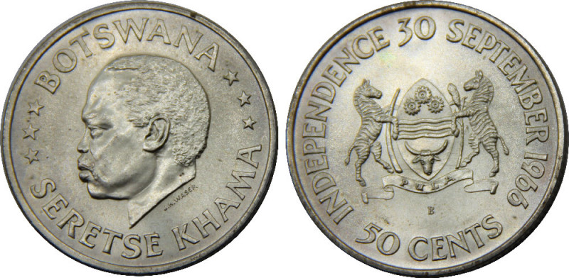 BOTSWANA ND (1966) B Sir Seretse Khama,the 1st. President of the Republic of Bot...