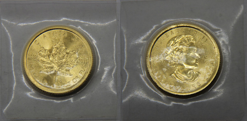 CANADA 2020 Elizabeth II,¼ oz. gold bullion coinage,Proof 10 DOLLARS GOLD MS7.8g...