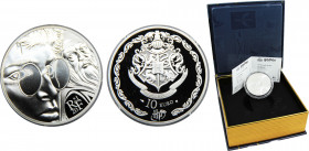 FRANCE 2021 Fifth Republic,Harry Potter-Harry Potter and Dumbeldore,Pairs mint,Proof(Mintage 5000) 10 EURO SILVER PF