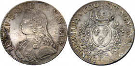 FRANCE 1730 R Louis XV,Kingdom,Orléans mint(Mintage 73029) ECU SILVER AU29.6g 
KM# 486.18