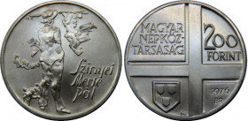HUNGARY 1976 BP People's Republic,Painter Series - Pal Szinyei Merse,Budapest mint 200 FORINT SILVER MS28.2g 
KM# 608