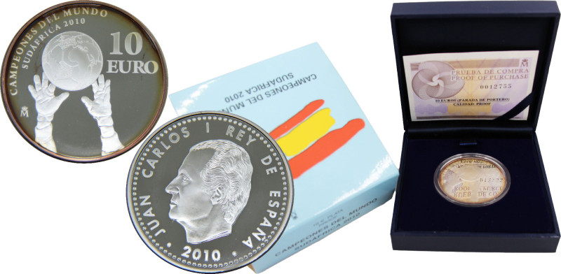 SPAIN 2010 M Juan Carlos I, 2010 FIFA World Cup, South Africa, Spain Champion,Pr...