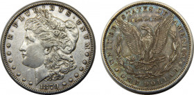 UNITED STATES 1879 "Morgan Dollar",Philadelphia mint 1 DOLLAR SILVER AU26.7g 
KM# 110