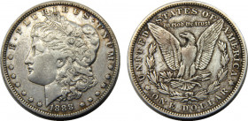 UNITED STATES 1888 O "Morgan Dollar",New Orleans mint 1 DOLLAR SILVER XF26.7g 
KM# 110