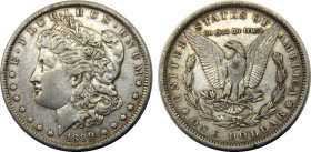 UNITED STATES 1889 O "Morgan Dollar",New Orleans mint 1 DOLLAR SILVER XF26.7g 
KM# 110