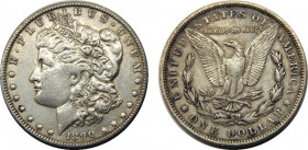 UNITED STATES 1890 "Morgan Dollar",Philadelphia mint 1 DOLLAR SILVER XF26.7g 
KM# 110
