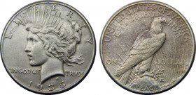 UNITED STATES 1935 "Peace Dollar",Philadelphia mint 1 DOLLAR SILVER XF26.7g 
KM# 150